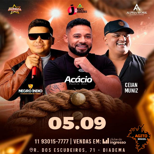 Acácio + Ceian Muniz + Negro Índio