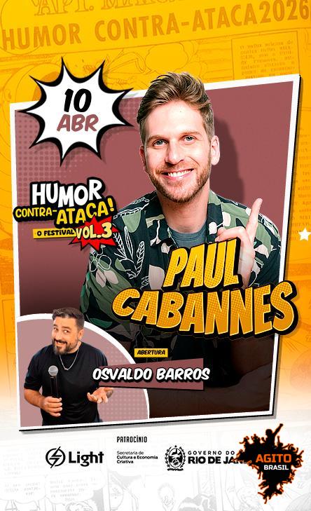 2 Ingressos Grátis PAUL CABANNES