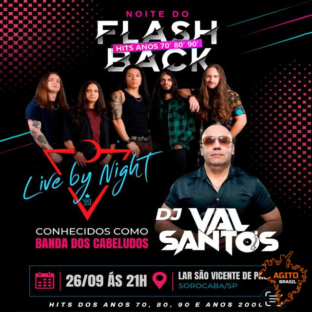 Noite do Flash Back Hits Anos 70, 80 & 90