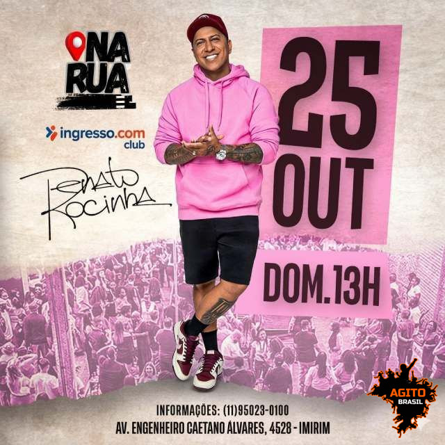 Renato da Rocinha no NaRua Bar